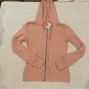 Aeropostale Light Pink Zip-Up Hoodie